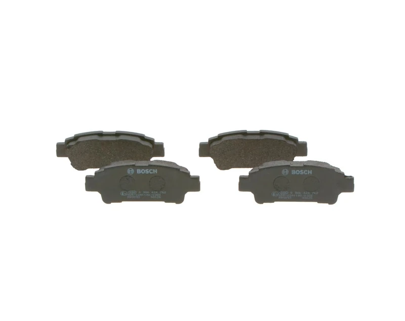 Bosch BP468 - Brake Pads Car Rear Axle - Bosch Quality - Reduced Noise and Dust - ECE-R90 Certified - Copper-Free - 1 Set of 4 Pads