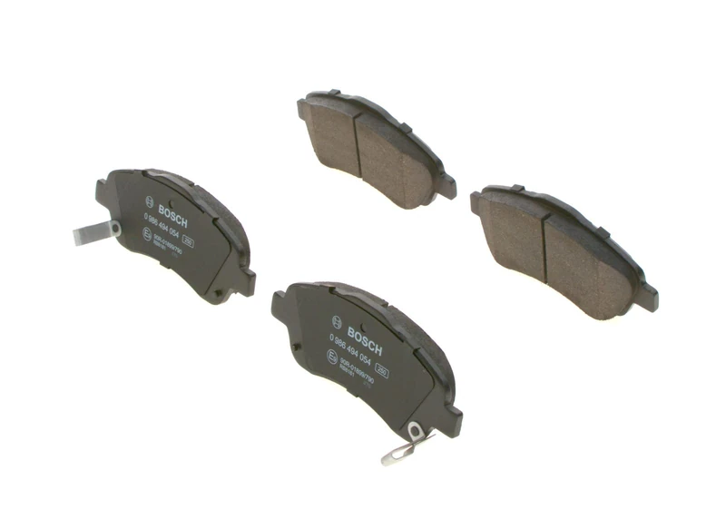 Bosch BP969 - Brake Pads Car Front Axle - Bosch Quality - Reduced Noise and Dust - ECE-R90 Certified - Copper-Free - 1 Set of 4 Pads