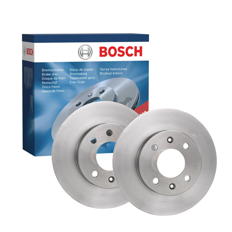 Bosch BD1149 Brake Disc Set - 241 mm Vented Discs - Front Axle - ECE-R90 Certified - Good Cooling, Reliable Braking, Corrosion Protection - 1 Set of 2 Discs
