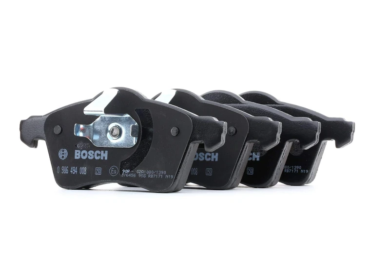 Bosch BP197 - Brake Pads Car Front Axle - Bosch Quality - Reduced Noise and Dust - ECE-R90 Certified - Copper-Free - 1 Set of 4 Pads - Image 1