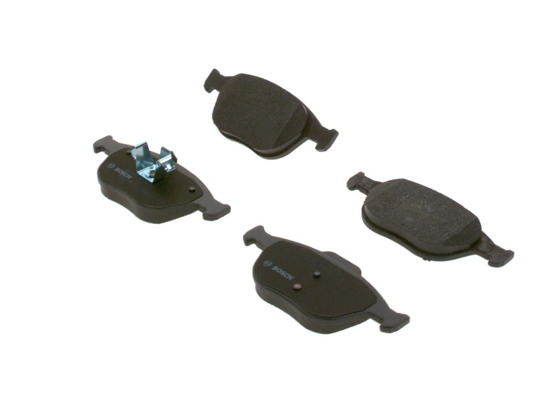 Bosch BP414 - Brake Pads Car Front Axle - Bosch Quality - Reduced Noise and Dust - ECE-R90 Certified - Copper-Free - 1 Set of 4 Pads
