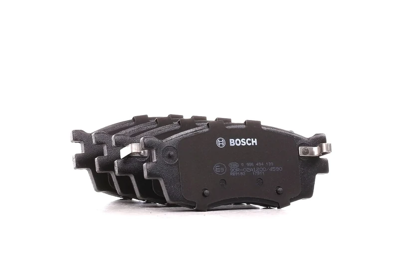 Bosch BP1050 - Brake Pads Car Front Axle - Bosch Quality - Reduced Noise and Dust - ECE-R90 Certified - Copper-Free - 1 Set of 4 Pads