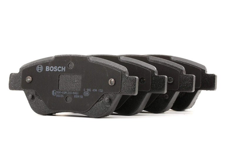 Bosch BP1043 - Brake Pads Car Front Axle - Bosch Quality - Reduced Noise and Dust - ECE-R90 Certified - Copper-Free - 1 Set of 4 Pads