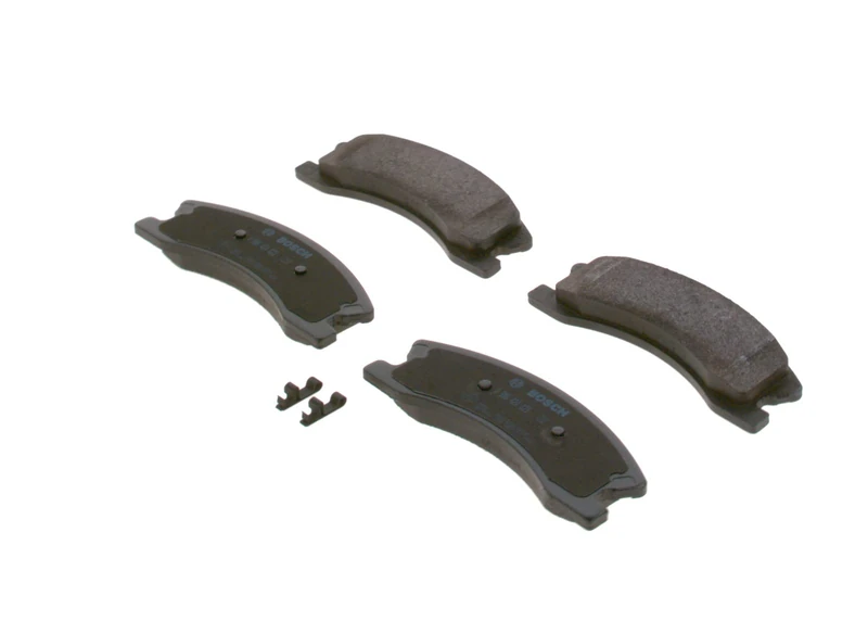 Bosch BP961 - Brake Pads Car Front Axle - Bosch Quality - Reduced Noise and Dust - ECE-R90 Certified - Copper-Free - 1 Set of 4 Pads
