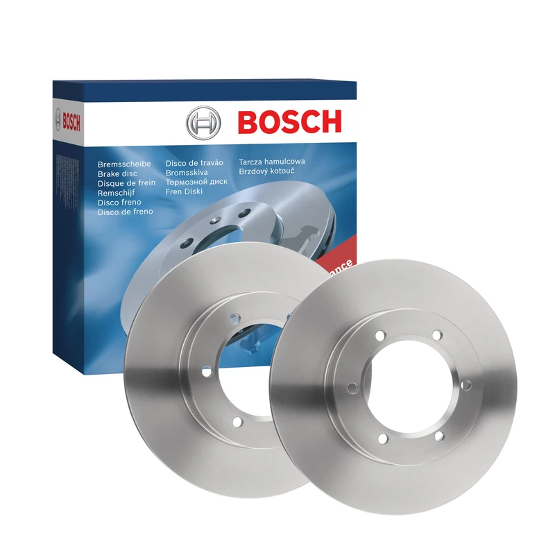 Bosch BD384 Brake Disc Set - 289 mm Vented Discs - Front Axle - ECE-R90 Certified - Good Cooling, Reliable Braking, Corrosion Protection - 1 Set of 2 Discs