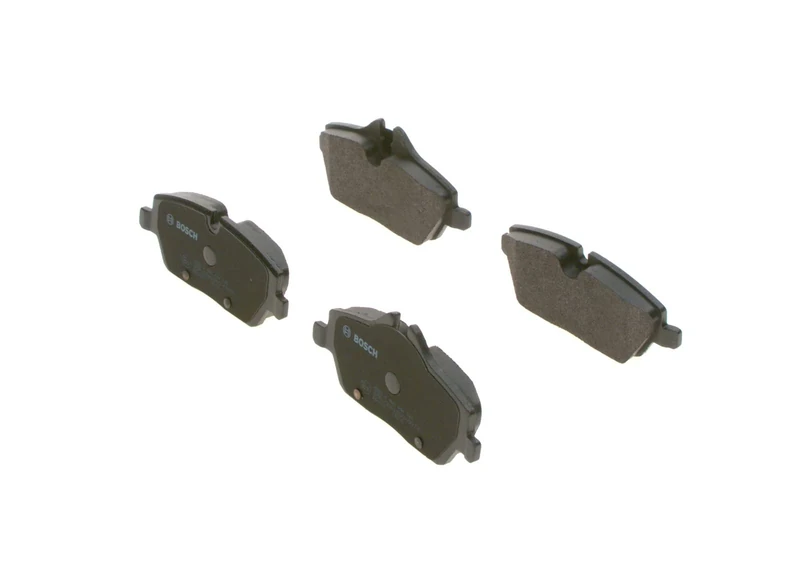 Bosch BP1030 - Brake Pads Car Front Axle - Bosch Quality - Reduced Noise and Dust - ECE-R90 Certified - Copper-Free - 1 Set of 4 Pads