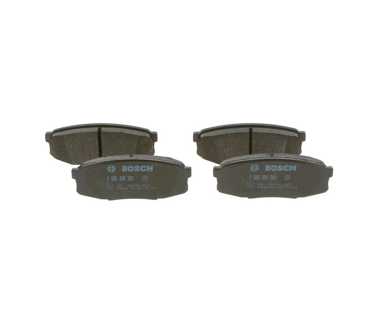 Bosch BP1288 - Brake Pads Car Rear Axle - Bosch Quality - Reduced Noise and Dust - ECE-R90 Certified - Copper-Free - 1 Set of 4 Pads