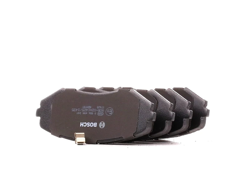 Bosch BP1304 - Brake Pads Car Front Axle - Bosch Quality - Reduced Noise and Dust - ECE-R90 Certified - Copper-Free - 1 Set of 4 Pads