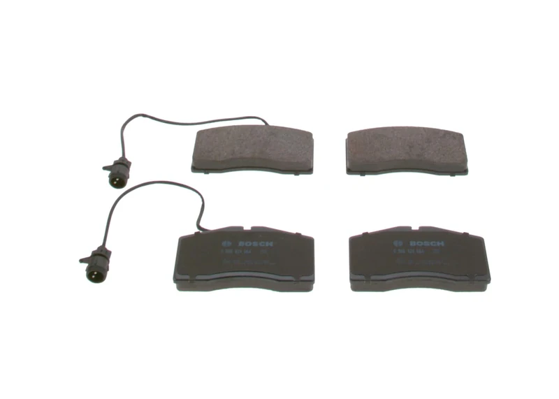 Bosch BP380 - Brake Pads Car Front Axle - Bosch Quality - Reduced Noise and Dust - ECE-R90 Certified - Copper-Free - 1 Set of 4 Pads
