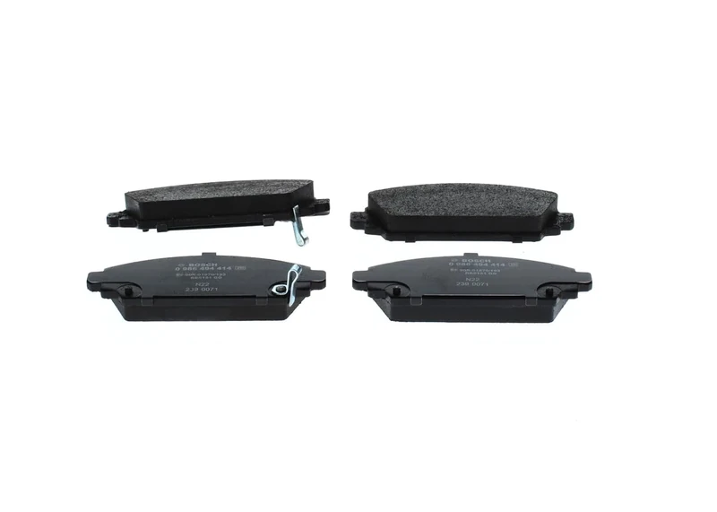 Bosch BP1336 - Brake Pads Car Front Axle - Bosch Quality - Reduced Noise and Dust - ECE-R90 Certified - Copper-Free - 1 Set of 4 Pads
