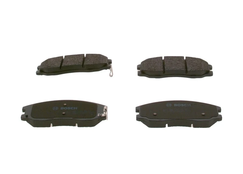 Bosch BP1122 - Brake Pads Car Front Axle - Bosch Quality - Reduced Noise and Dust - ECE-R90 Certified - Copper-Free - 1 Set of 4 Pads