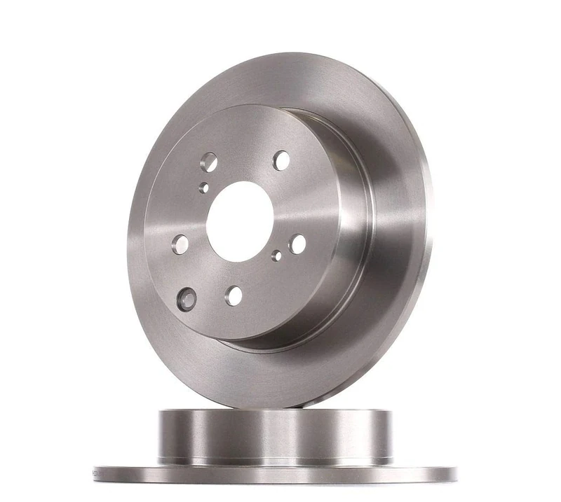 Bosch BD1257 Brake Disc Set - 281 mm Solid Discs - Rear Axle - ECE-R90 Certified - Reliable Braking, Stable Performance, Corrosion Protection - 1 Set of 2 Discs