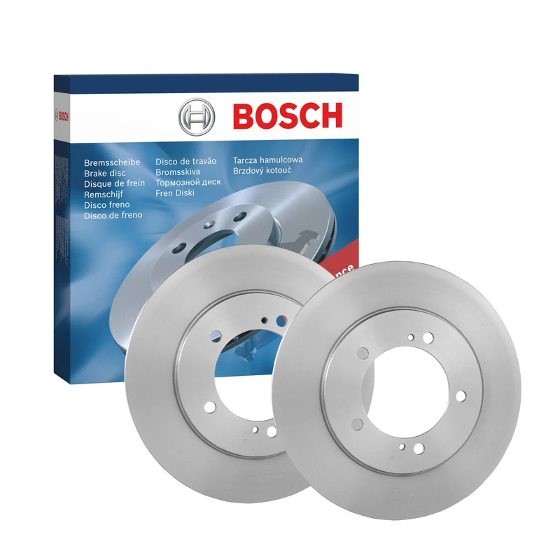 Bosch BD739 Brake Disc Set - 310 mm Vented Discs - Front Axle - ECE-R90 Certified - Good Cooling, Reliable Braking, Corrosion Protection - 1 Set of 2 Discs
