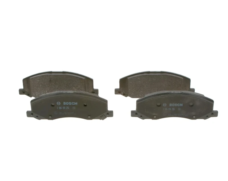 Bosch BP1300 - Brake Pads Car Front Axle - Bosch Quality - Reduced Noise and Dust - ECE-R90 Certified - Copper-Free - 1 Set of 4 Pads