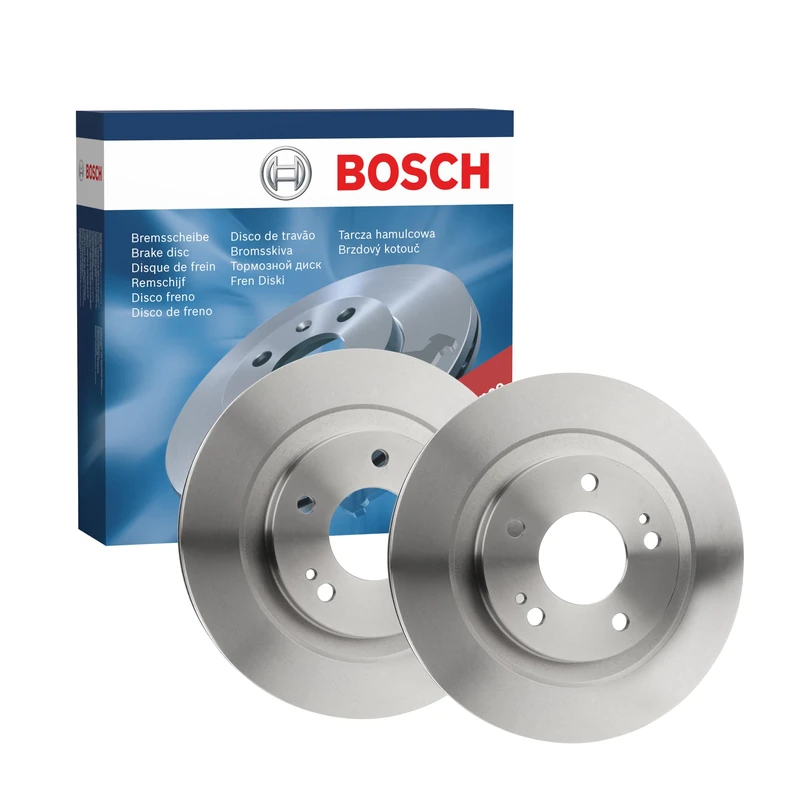 Bosch BD1328 Brake Disc Set - 285 mm Vented Discs - Front Axle - ECE-R90 Certified - Good Cooling, Reliable Braking, Corrosion Protection - 1 Set of 2 Discs