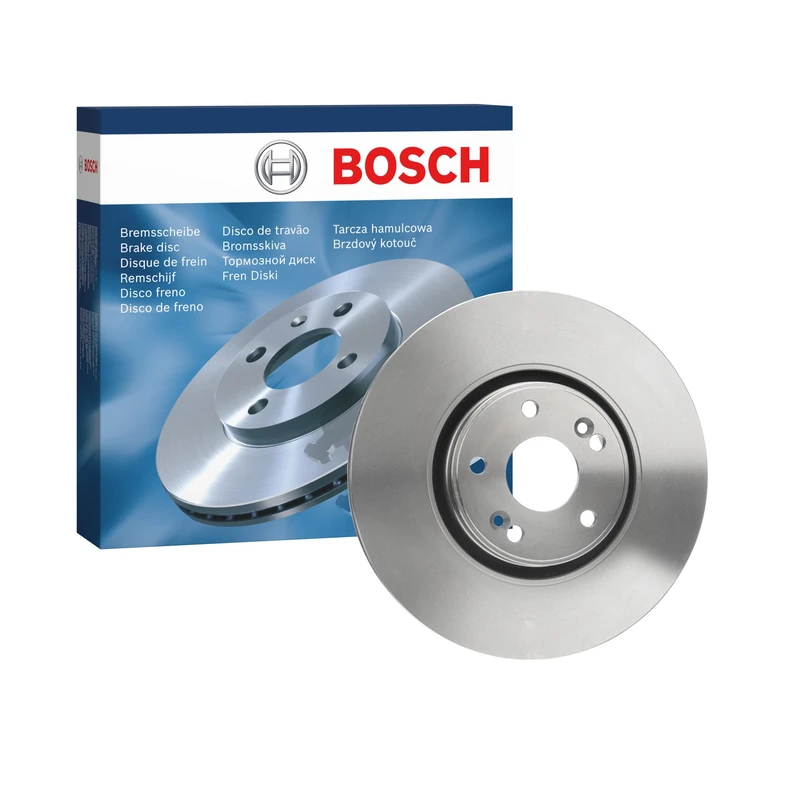 Bosch BD1067 Brake Disc - 308 mm Vented High-Carbon Discs - Front Axle - ECE-R90 Certified - Improved Cooling, Reduced Brake Fade, Corrosion Protection - 1 Single Disc