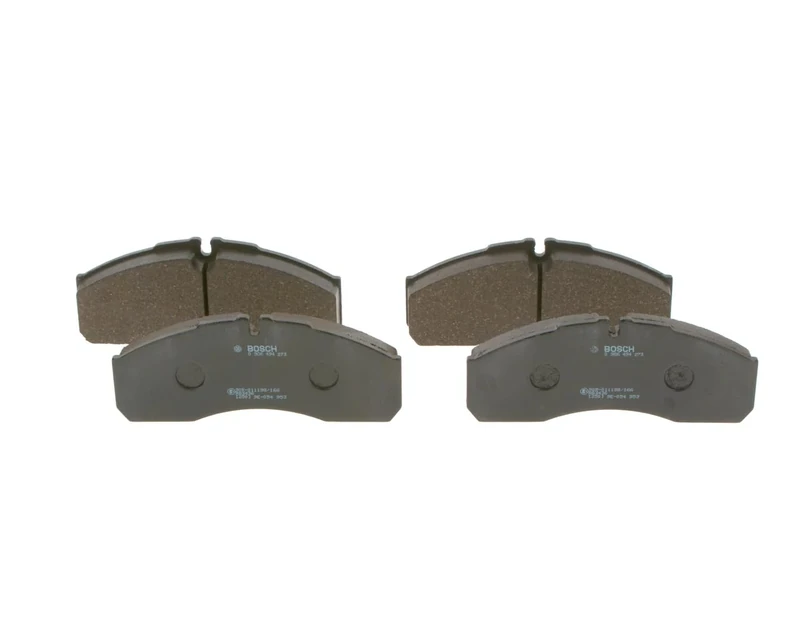 Bosch BP1185 - Brake Pads Car Front Axle - Bosch Quality - Reduced Noise and Dust - ECE-R90 Certified - Copper-Free - 1 Set of 4 Pads - Image 1