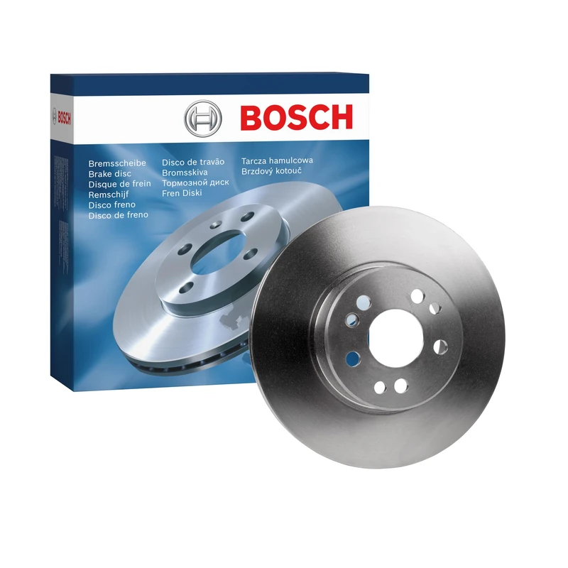 Bosch BD450 Brake Disc - 319.8 mm Vented High-Carbon Discs - Front Axle - ECE-R90 Certified - Improved Cooling, Reduced Brake Fade, Corrosion Protection - 1 Single Disc
