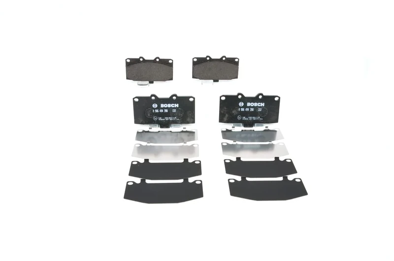 Bosch BP1321 - Brake Pads Car Front Axle - Bosch Quality - Reduced Noise and Dust - ECE-R90 Certified - Copper-Free - 1 Set of 4 Pads