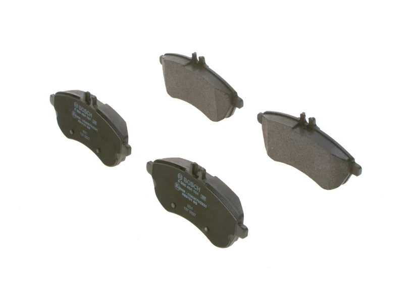 Bosch BP1072 - Brake Pads Car Front Axle - Bosch Quality - Reduced Noise and Dust - ECE-R90 Certified - Copper-Free - 1 Set of 4 Pads
