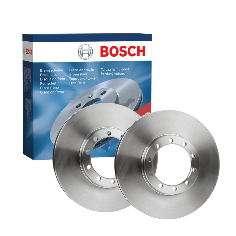 Bosch BD1452 Brake Disc Set - 276.1 mm Vented Discs - Front Axle - ECE-R90 Certified - Good Cooling, Reliable Braking, Corrosion Protection - 1 Set of 2 Discs