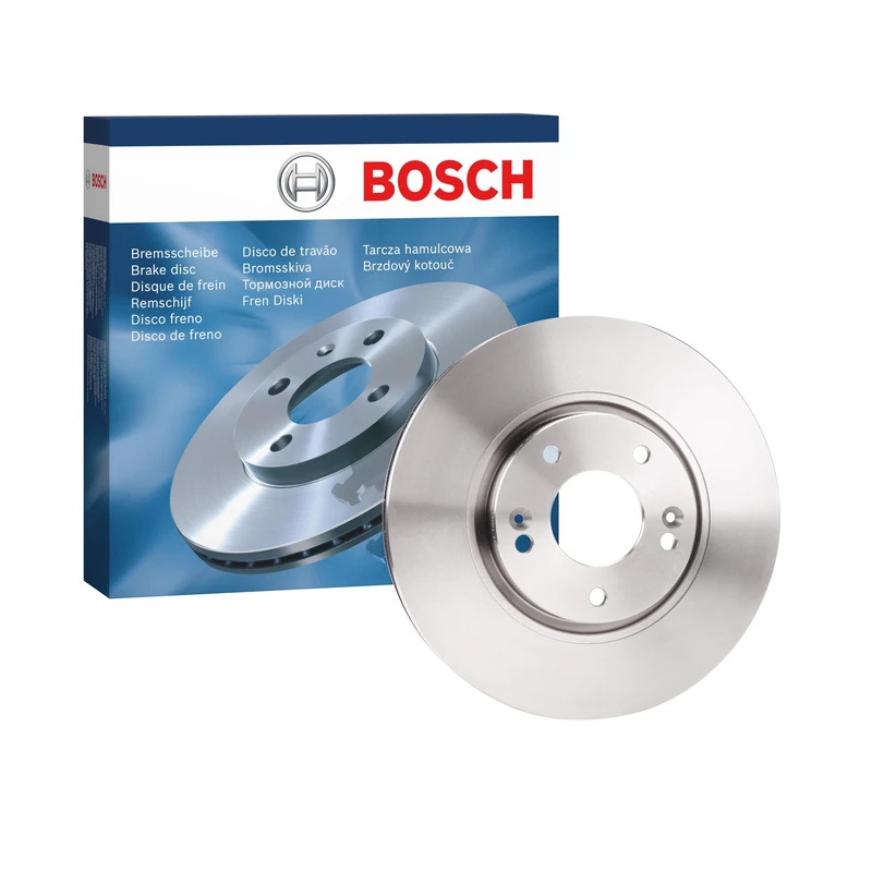 Bosch BD1384 Brake Disc - 300 mm Vented Discs - Front Axle - ECE-R90 Certified - Good Cooling, Reliable Braking, Corrosion Protection - 1 Single Disc