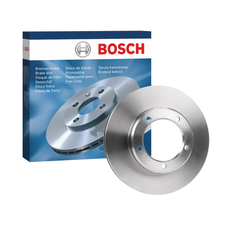 Bosch BD1410 Brake Disc - 313 mm Vented Discs - Front Axle - ECE-R90 Certified - Good Cooling, Reliable Braking, Corrosion Protection - 1 Single Disc