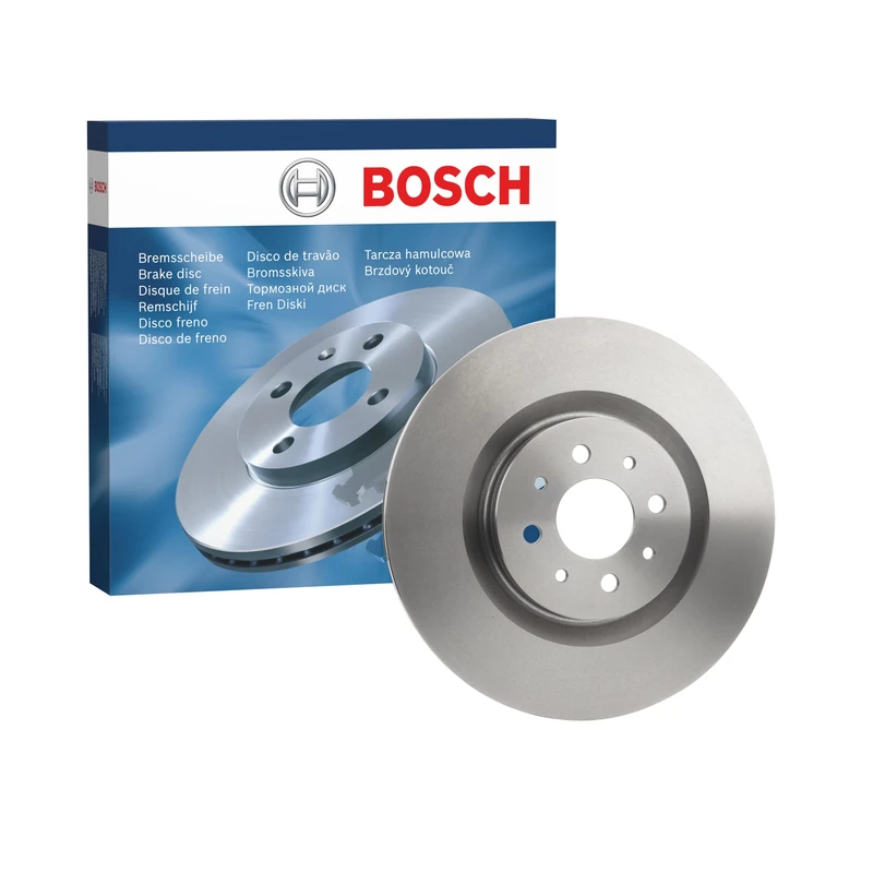 Bosch BD1413 Brake Disc - 305 mm Vented High-Carbon Discs - Front Axle - ECE-R90 Certified - Improved Cooling, Reduced Brake Fade, Corrosion Protection - 1 Single Disc