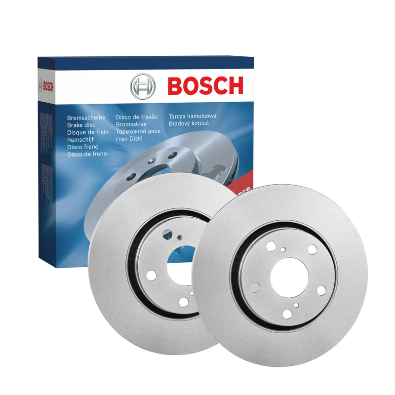 Bosch BD1403 Brake Disc Set - 295 mm Vented Discs - Front Axle - ECE-R90 Certified - Good Cooling, Reliable Braking, Corrosion Protection - 1 Set of 2 Discs