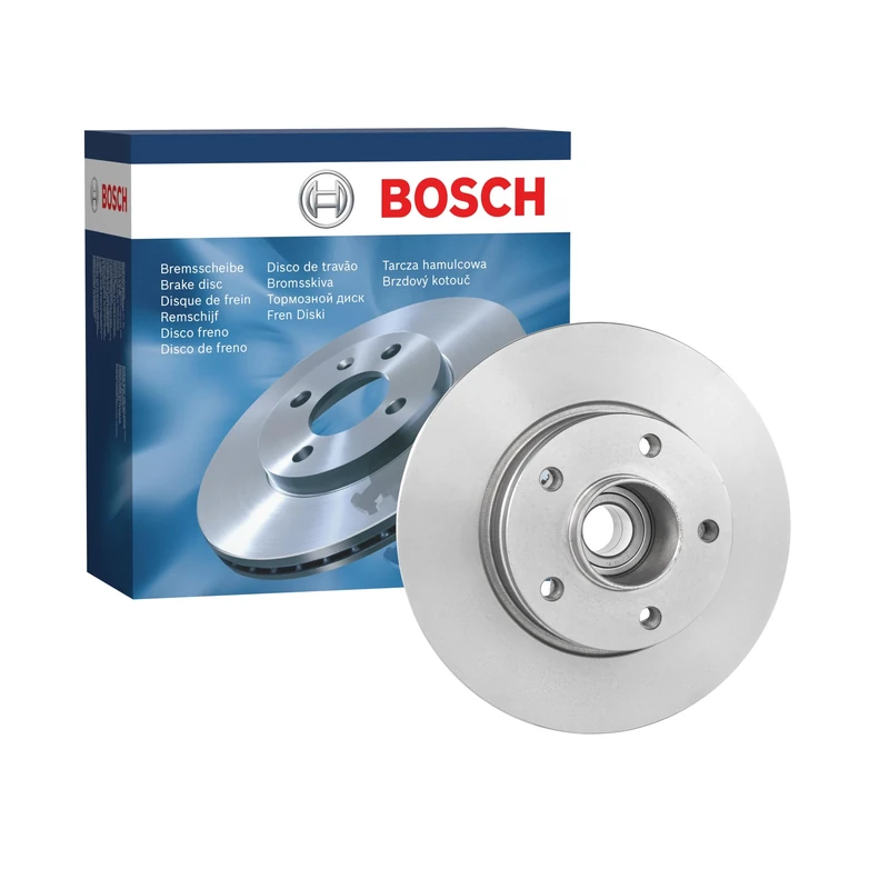 Bosch BD1120 Brake Disc - 280 mm Solid Discs - Rear Axle - ECE-R90 Certified - Reliable Braking, Stable Performance, Corrosion Protection - 1 Single Disc