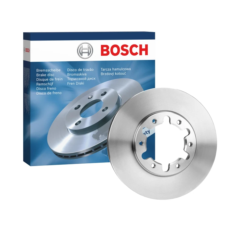 Bosch BD1202 Brake Disc - 306 mm Vented Discs - Front Axle - ECE-R90 Certified - Good Cooling, Reliable Braking, Corrosion Protection - 1 Single Disc