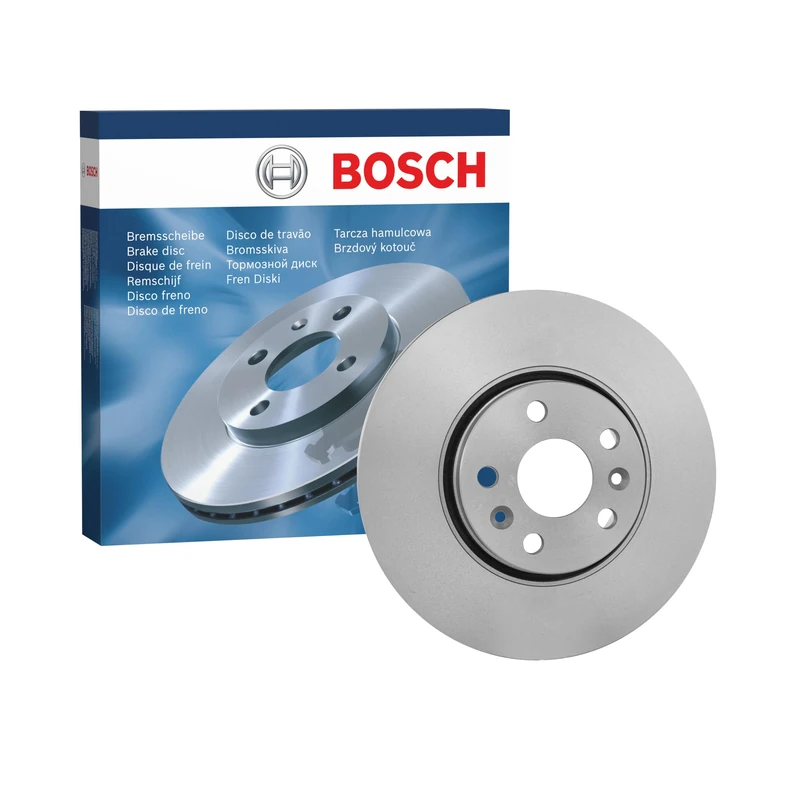 Bosch BD1398 Brake Disc - 300 mm Vented High-Carbon Discs - Front Axle - ECE-R90 Certified - Improved Cooling, Reduced Brake Fade, Corrosion Protection - 1 Single Disc