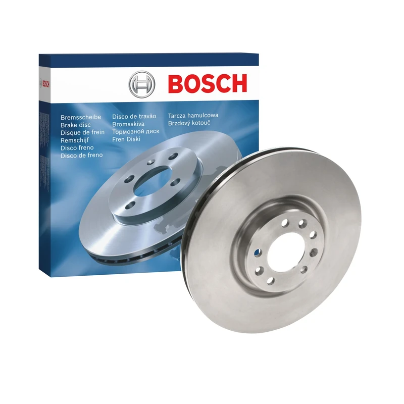 Bosch BD1379 Brake Disc - 329.8 mm Vented High-Carbon Discs - Front Axle - ECE-R90 Certified - Improved Cooling, Reduced Brake Fade, Corrosion Protection - 1 Single Disc