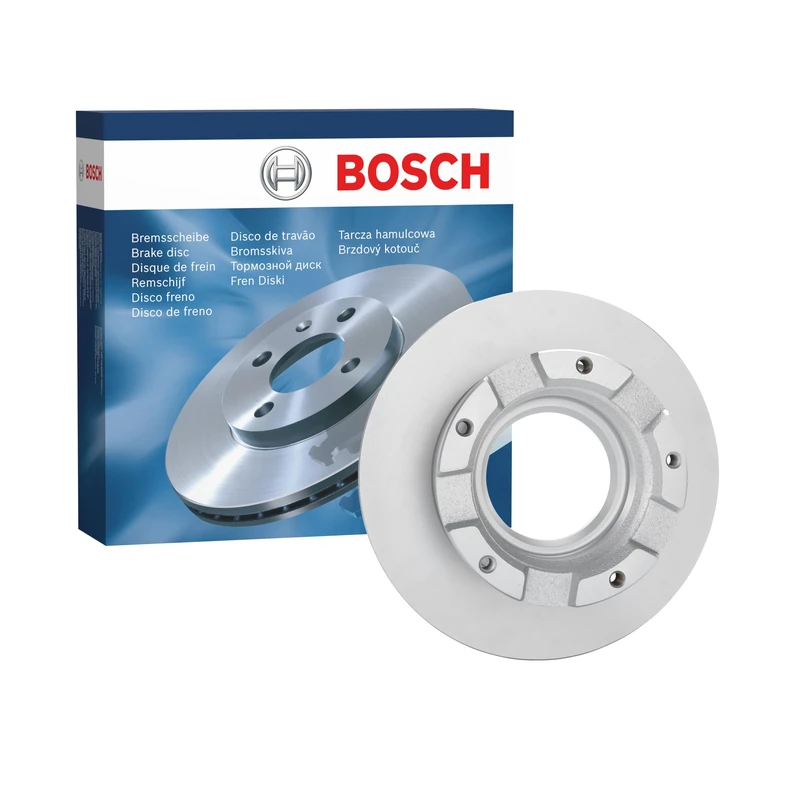 Bosch BD1293 Brake Disc - 280 mm Solid Discs - Rear Axle - ECE-R90 Certified - Long Service Life, Advanced Corrosion Protection - 1 Single Disc