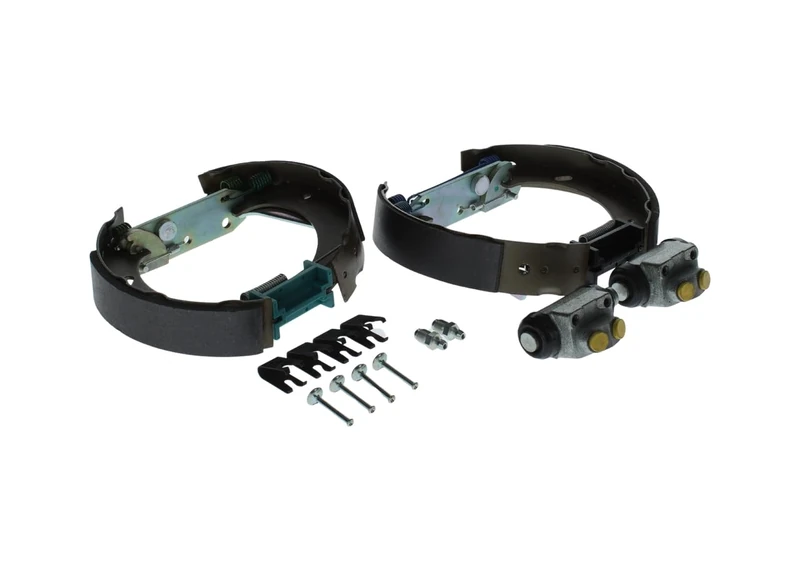 Bosch KS598 Kit Super Pro - Rear drum brake kit - 1 pre-assembled set, 2 wheel brake cylinders, 4 brake shoes