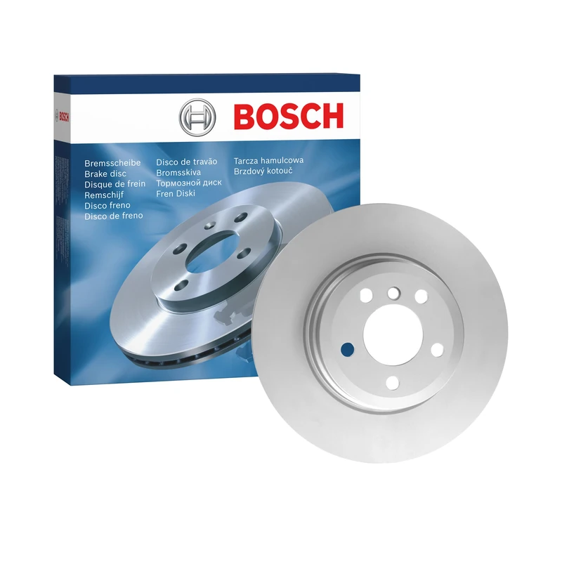 Bosch BD1321 Brake Disc - 345 mm Vented High-Carbon Disc - Rear Axle - ECE-R90 Certified - Great Cooling and Noise Suppression, Advanced Corrosion protected - 1 Single Disc