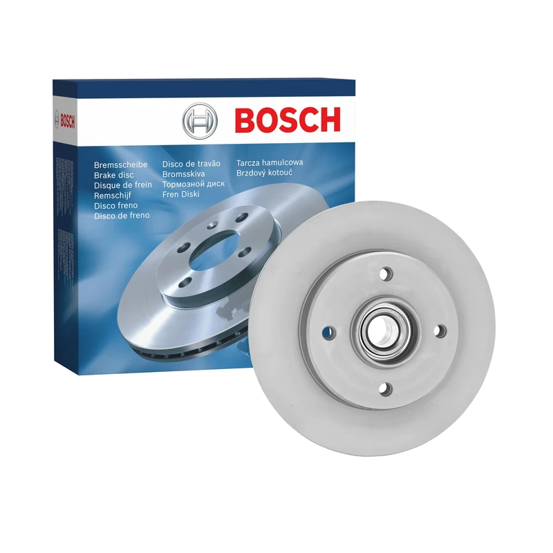Bosch BD1292 Brake Disc - 249 mm Solid Discs - Rear Axle - ECE-R90 Certified - Long Service Life, Advanced Corrosion Protection - 1 Single Disc