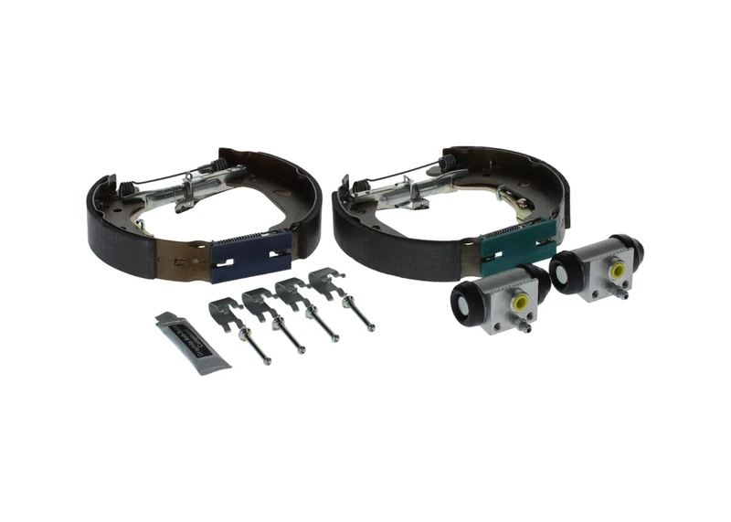 Bosch KS617 Kit Super Pro - Rear drum brake kit - 1 pre-assembled set, 2 wheel brake cylinders, 4 brake shoes - Image 1