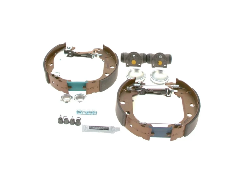 Bosch KS203 Kit Super Pro - Rear Drum Brake Kit - 1 Pre-assembled Set