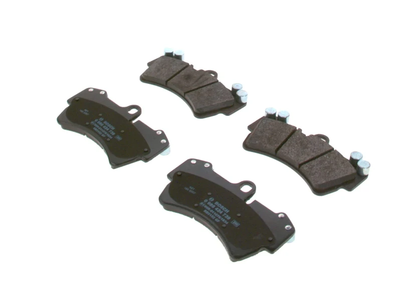 Bosch BP448 - Brake Pads Car Front Axle - Bosch Quality - Reduced Noise and Dust - ECE-R90 Certified - Copper-Free - 1 Set of 4 Pads