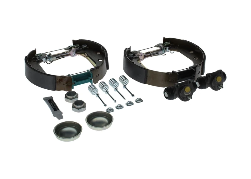 Bosch KS205 Kit Super Pro - Rear drum brake kit - 1 pre-assembled set, 2 wheel brake cylinders, 4 brake shoes