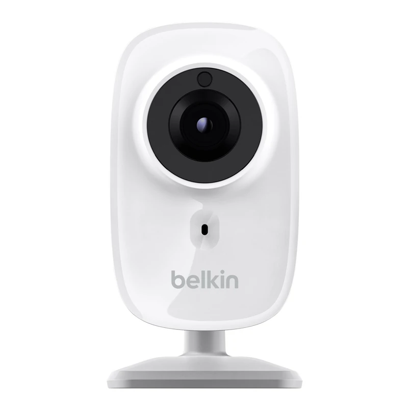 Belkin WiFi Netcam HD IP Camera with Night Vision, Motion Detection, High Definition Video, Push to Talk for iOS and Android Devices - White - Image 1