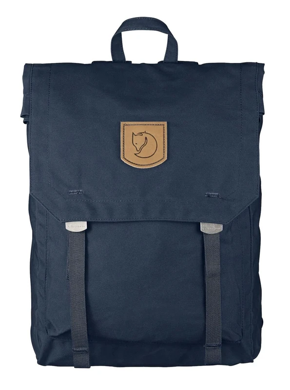 Fjällräven Water Resistant Foldsack No. 1 Outdoor Hiking Backpack available in Navy - One Size,40 x 30 x 15 cm, 16 L