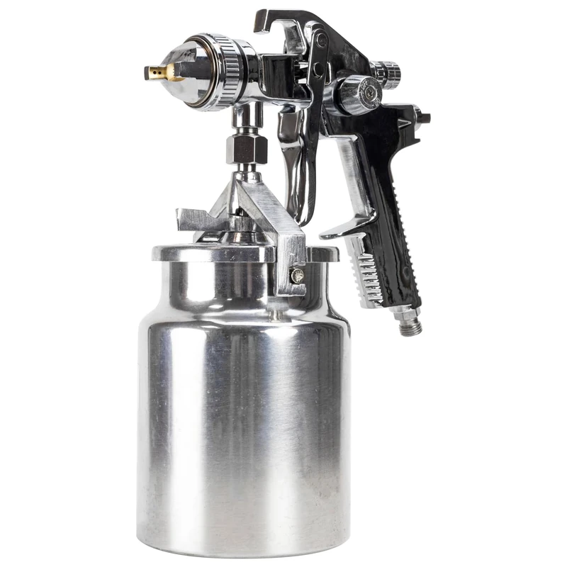 SIP 1.8mm Mirage HVLP Suction Spray Gun 1L Cup Adjustable Water-Based Paint Air Sprayer