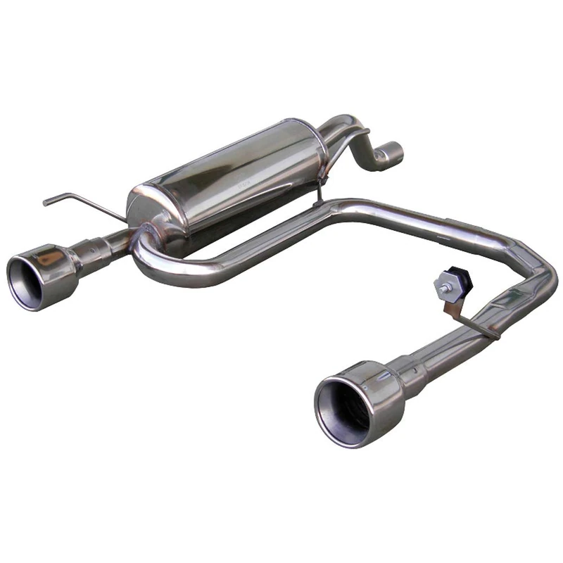 InoXcar 100% Inox Double Sport Exhaust compatible with Alfa Romeo Mito 1.4JTS (155HP) 8/2008- Left/Right 102mm