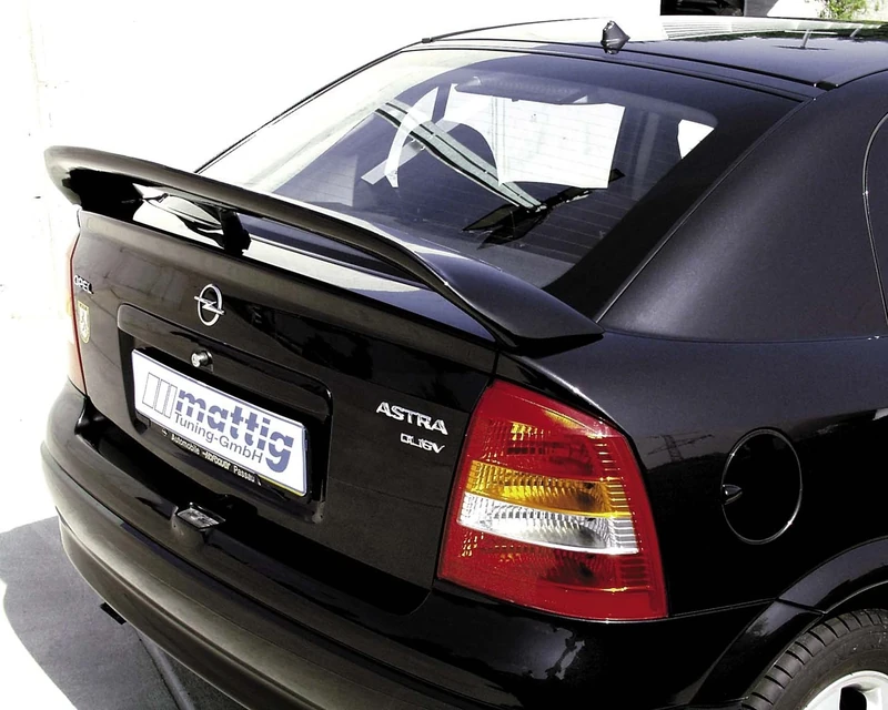 Motordrome Trunk spoiler compatible with Opel Astra G 3/5-doors 1998-2004 'OPC-Look'