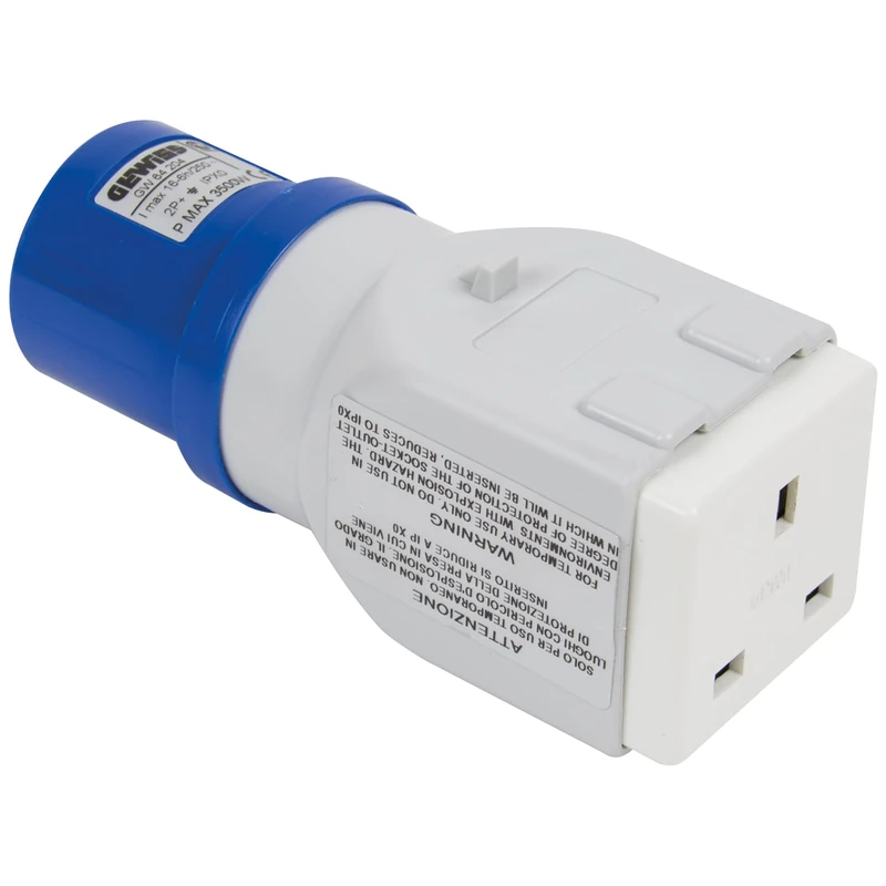 SIP 230V 13A/16A Socket Adaptor - Image 1