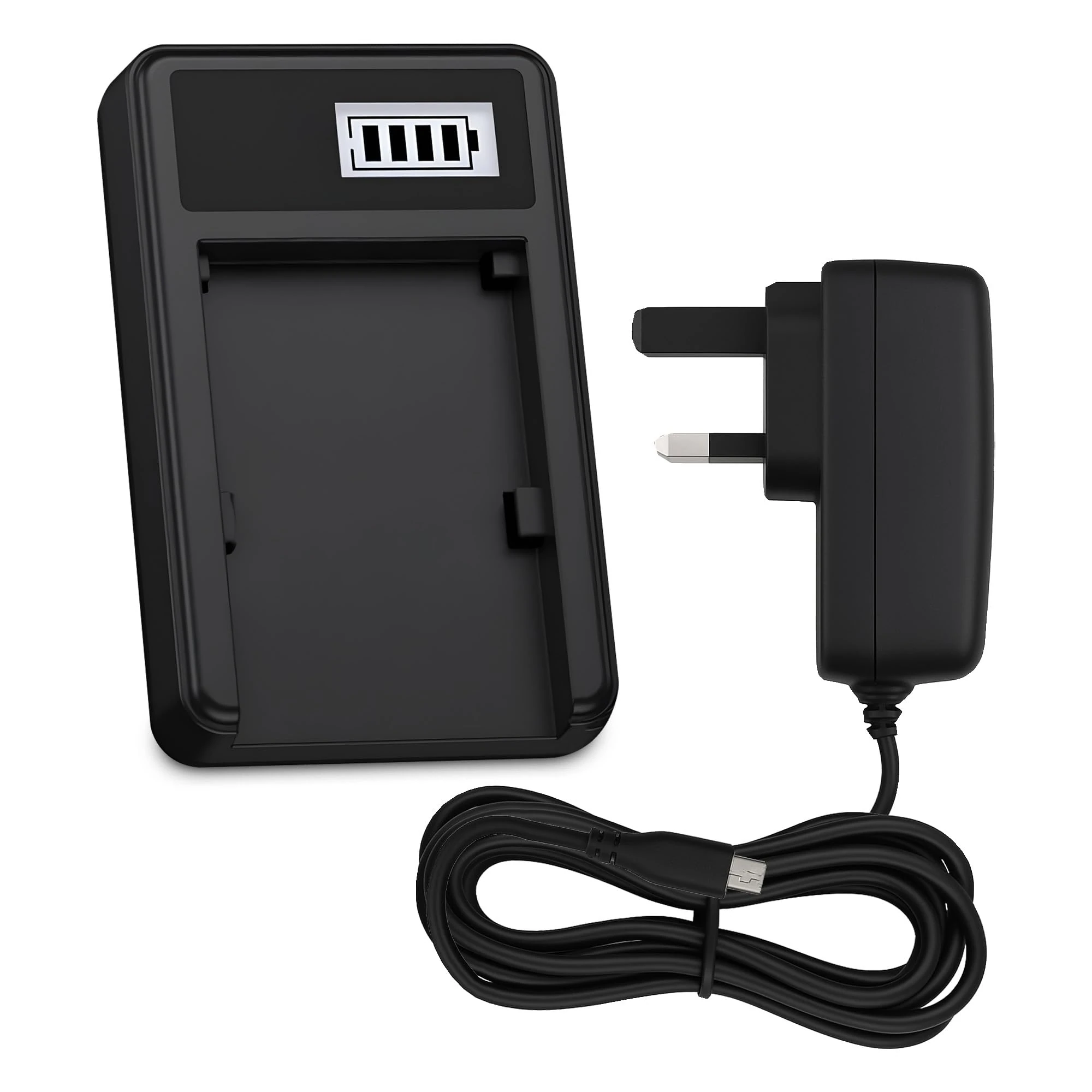 Mains Battery Charger for Sony Cyber-shot Digital Cameras - Works with Sony Batteries NP-FD1, NP-BD1, NP-FT1 and NP-FR1 - Replacement for Sony Battery Charger BC-CSD, BCCSD, BC-CS3, BCCS3