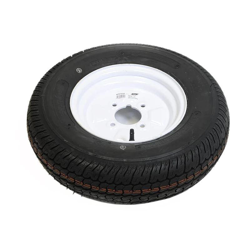 Maypole 21645 Wheel and Tyre B10 4 Ply Cap, 145 x 10-inch, 375 Kg, White