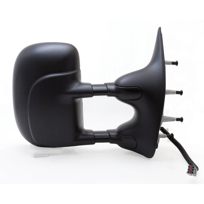 Fit System 61203F Passenger Side Towing Mirror for Ford Econoline Van, Textured Black, extendable, Foldaway, Power